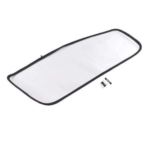 Rear side plastic window for - side,