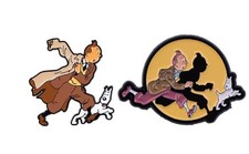 Tintin enamel pin badges