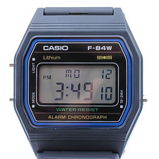 [Brand New] Casio F-84W-1QJH Black Light Men's Standard Digital Wristwatch