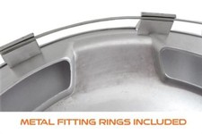 Set of 4 15" Silver Wheel