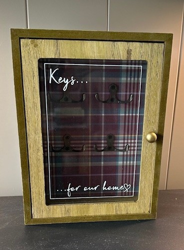 Shabby chic tartan wall - shabby,