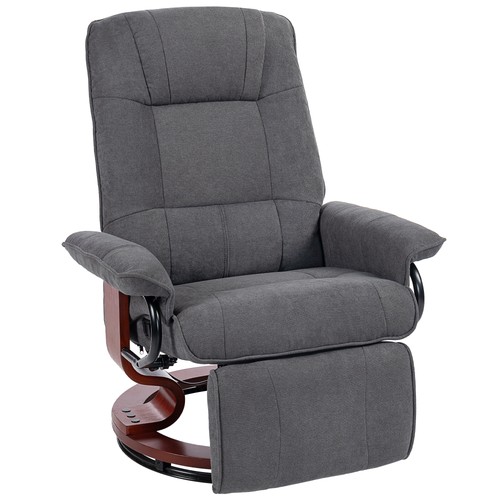 Homcom manual recliner swivel - homcom,