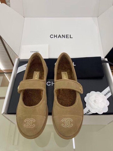 Chanel beige suede mary janes - mary,