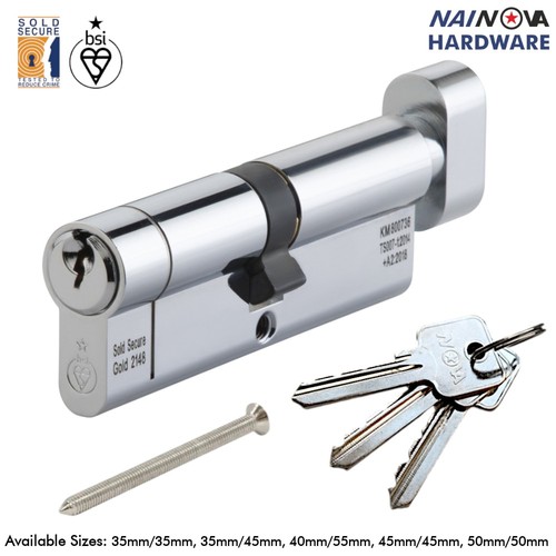 Euro cylinder door - lock, thumb