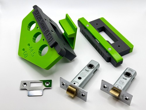 Tubular latch jig router - latch,