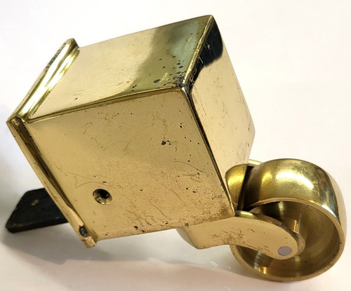 Large solid brass square toe