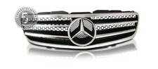 Mercedes R230 SL500 SL600  2003 2006 Grille Grill AMG Black 2 Fins 2004 2005 ✅ ✅
