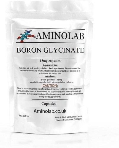 Boron glycinate 15mg capsules - boron,