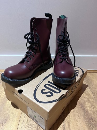 Solovair eyelet boots uk - 11,