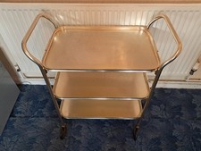 Vintage Carefree drinks trolley, bar cart, drinks cart. 3 tier.