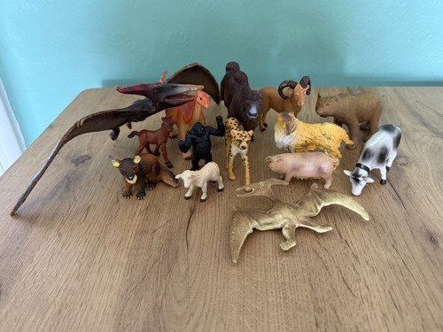 Vintage animal figures - vintage, x16