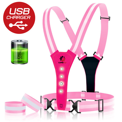 Lumefit reflective vest usb - lumefit,