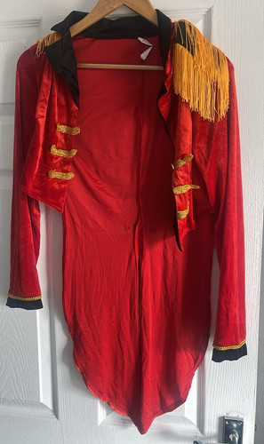 Red military ringmaster jacket - ringmaster,