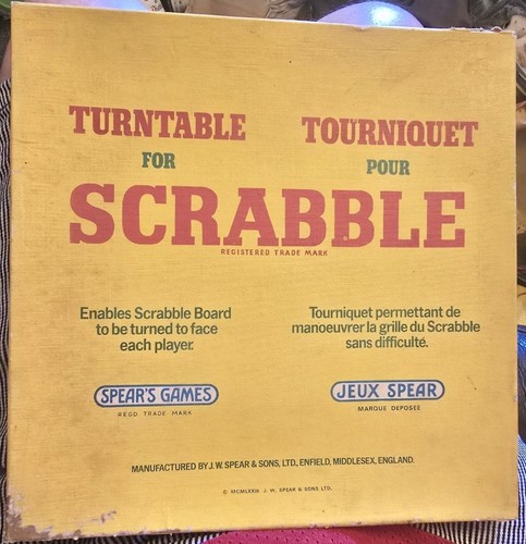 Vintage scrabble black - scrabble,