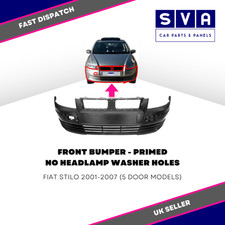 Fiat Stilo 2001-2007 Front Bumper Primed (5 Door) No Washer Insurance Approved