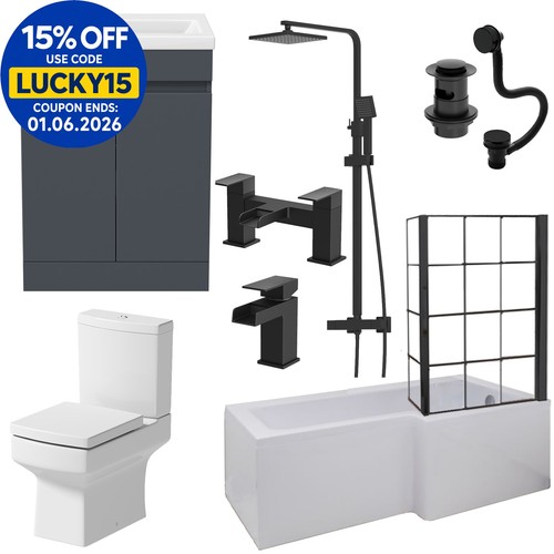 Complete bathroom suite - bathroom,