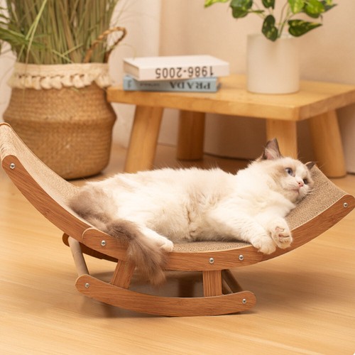 Cat scratching post climbing - cat,