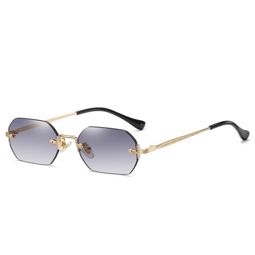 Retro small rimless rectangle - small,