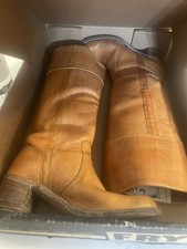 Vintage 70’s Frye Campus Boots 8 In Original Box EUC