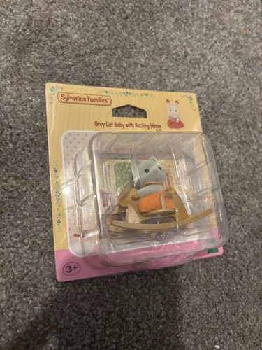 Sylvanian families grey cat - families,