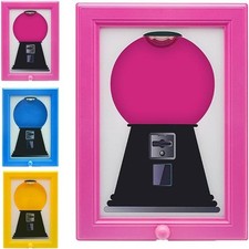 Handy Candy Dispenser Picture Frame,Gumball Machine in Frame for Candy