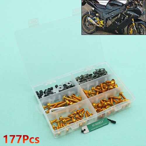 Gold fairing bolts - fairing,
