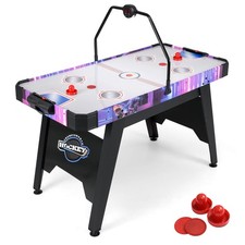 Air Hockey Table for Kids & Adults w/Digital LED Scoreboard Powerful 12V Motor