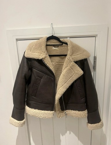 Next faux shearling dark brown - next,