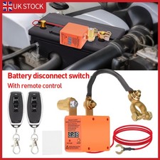 Wireless Remote Car Battery Disconnect Relay Master Kill Cut-off Switch Isolator