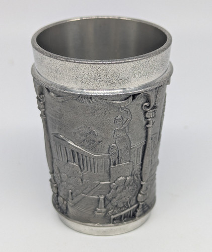 Zinn pewter goblet cup - zinn,