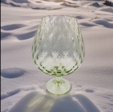 MCM Empoli Glass Vase Brandy