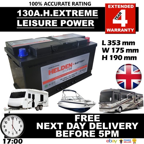 12v 130ah deep cycle leisure - 12v,