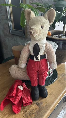 Vintage old fox - fox, with