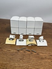 Bose Double Cube Speakers (Set of 4) – White – With Wall Mounts