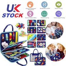 Montessori Busy Board Book Toy