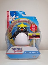 SONIC THE HEDGEHOG ● 4" ● Classic ● Giant Pecky with Goal Post Figure ● Jakks 