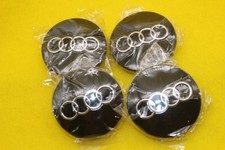 Audi hub cap 4 pieces 68 mm black new & original packaging wheel cover 8D0 601170