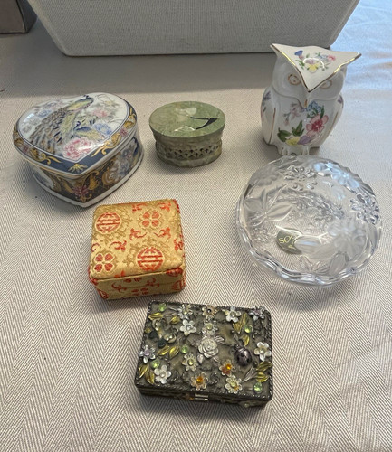 Job lot vintage trinket - 6x,