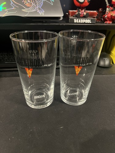 Blackthorn pint glasses - 2x,