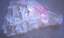 Very Sexy White Shimmery Satin