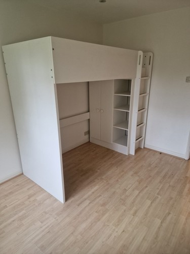 High sleeper cabin bed - , with
