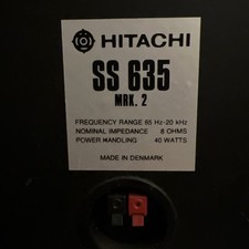 Hitachi SS635 Speakers