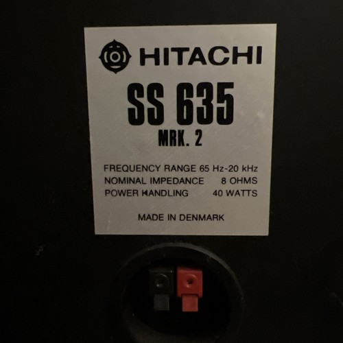 Hitachi ss635 speakers - hitachi,