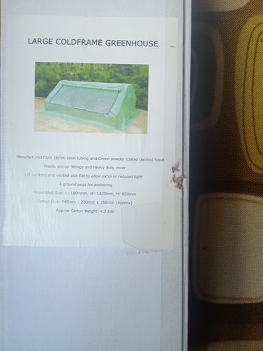 Large coldframe greenhouse - coldframe,