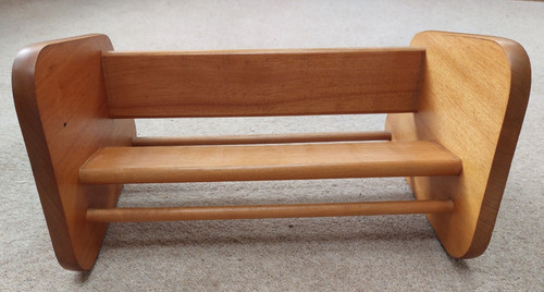 Vintage booktrough teak book - vintage,