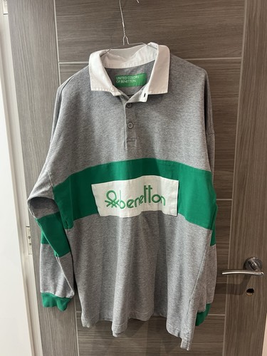 Benetton rugby shirt - shirt, l