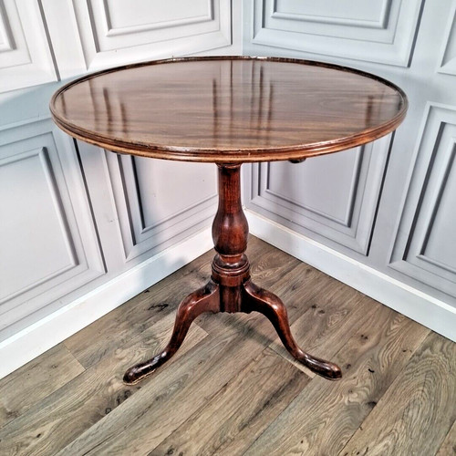 Antique tilt top table - antique,
