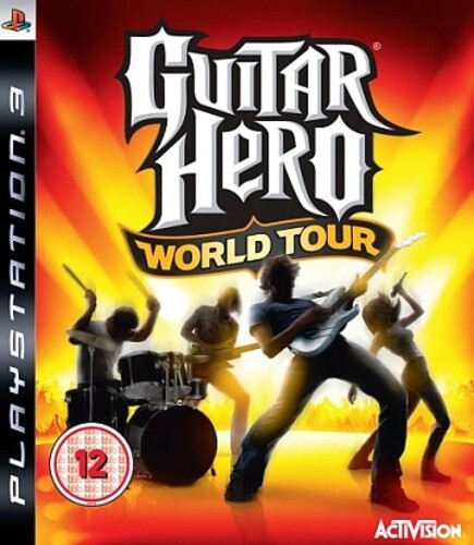 Guitar hero world tour - guitar, (ps3)