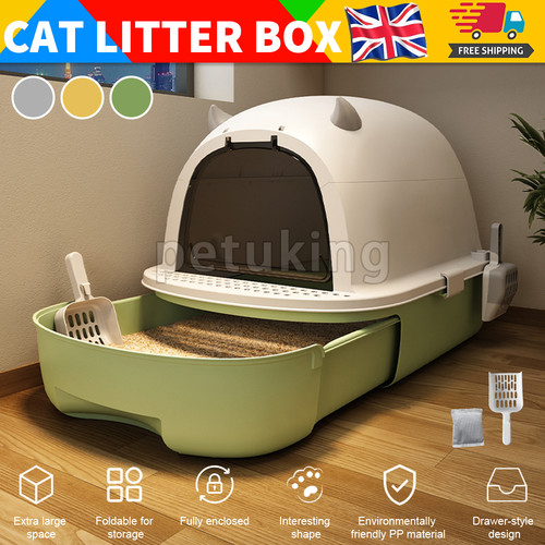 Extra large hooded - cat, litter