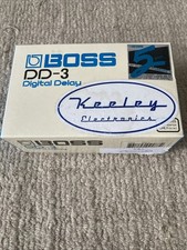Boss DD-3 Digital Delay Pedal - Keeley MOD - slightly used